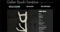 Desktop Screenshot of ekvalltornblom.se